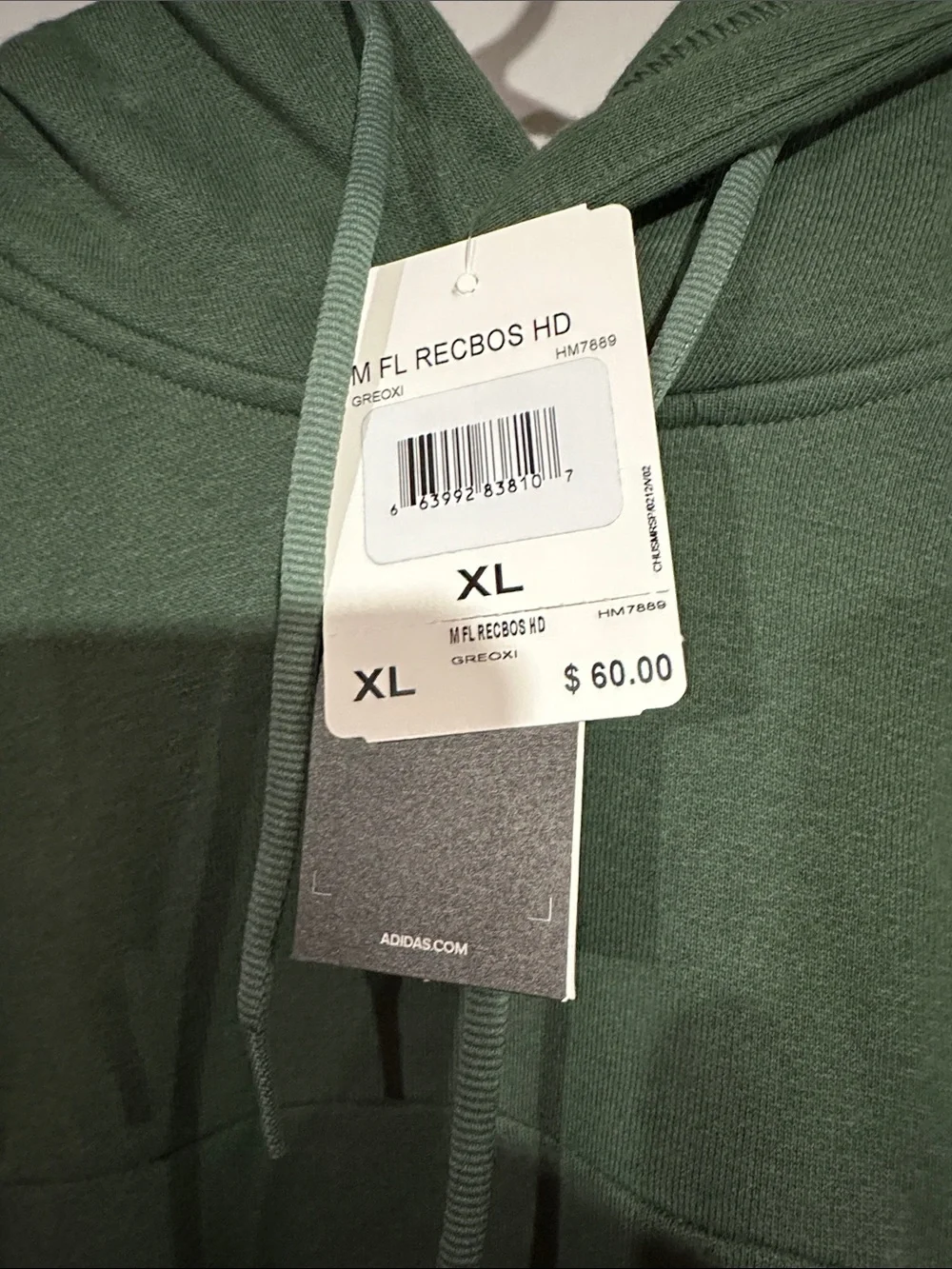 adidas Men's Crewneck Sweatshirt in Olive Green